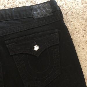 True Religion Black Rhinestone Jeans SIZE 32